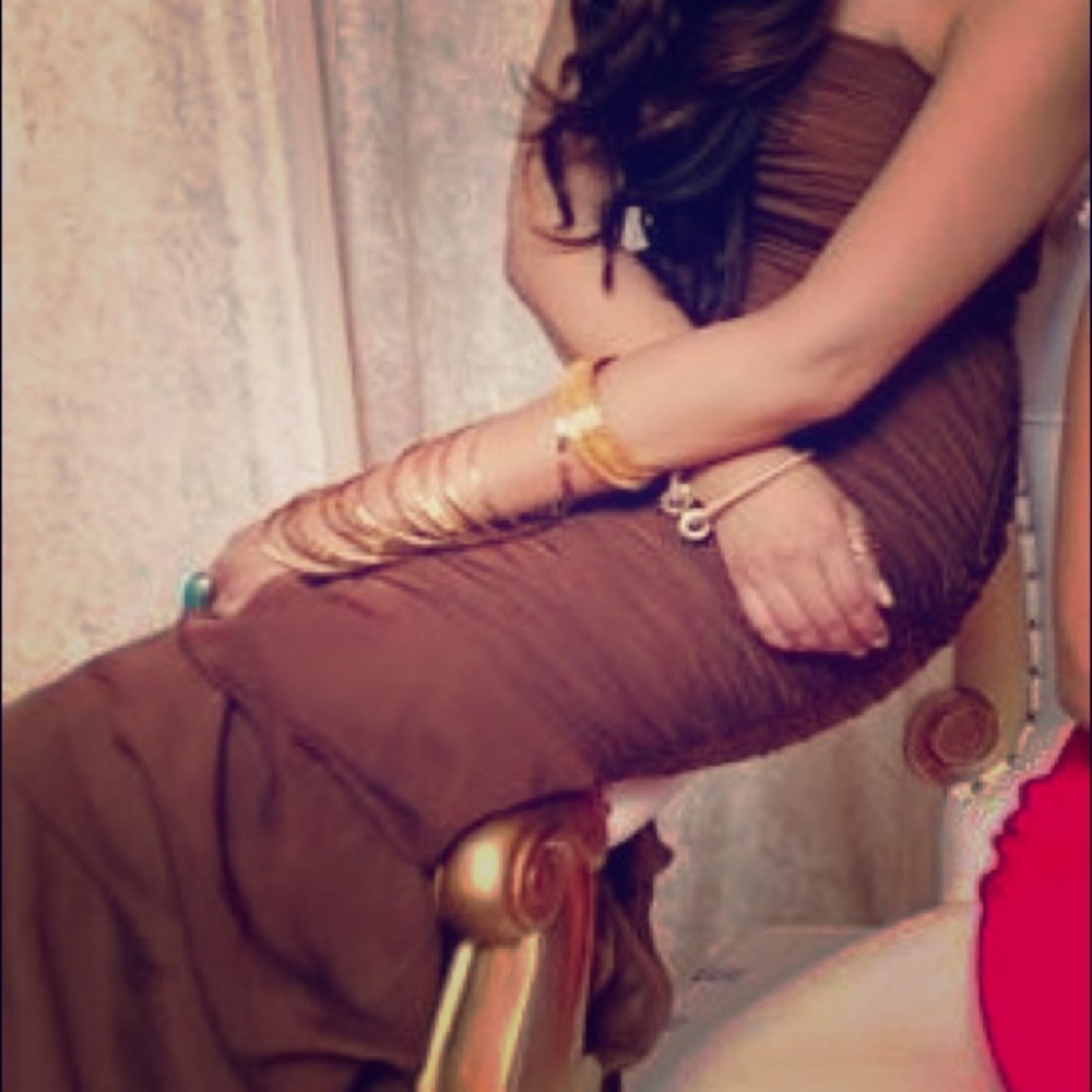 Brown Formal Dalia Macphee Gown (2)